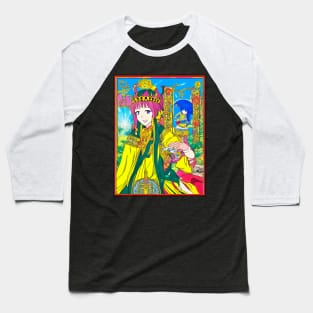 Sweet Anime Princess Loves The World Baseball T-Shirt